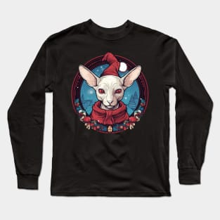 Sphynx Cat Xmas, Love Cats Long Sleeve T-Shirt